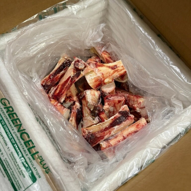 Regenerative Beef Bones – Femur (30 lb Box) | Grass-Fed & Finished